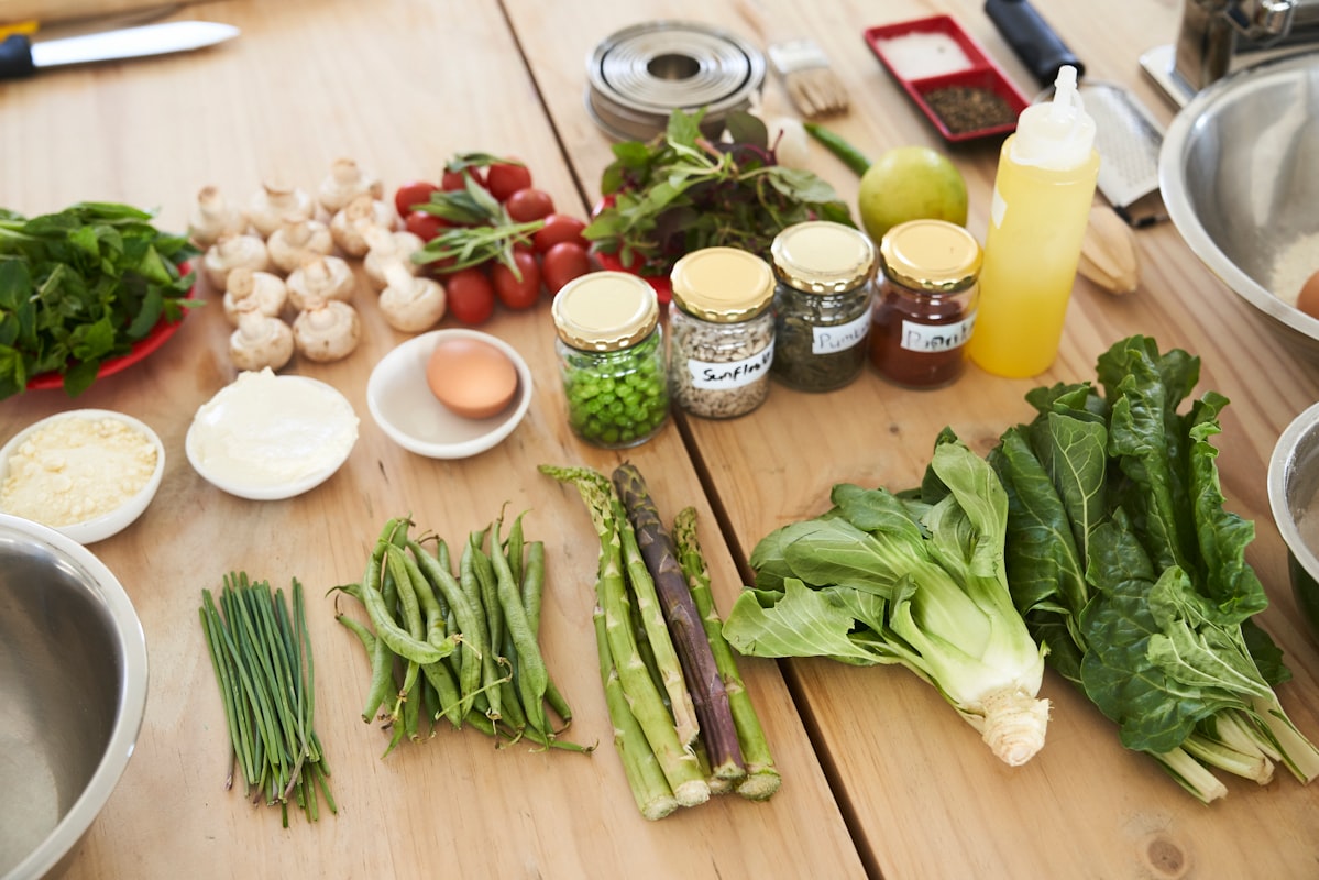 Buddha bowl with organic vegetables and grains
